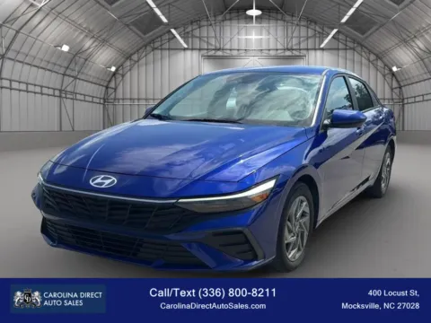 Blue 2024 Hyundai Elantra SEL Sedan 4D for sale in Mocksville, NC