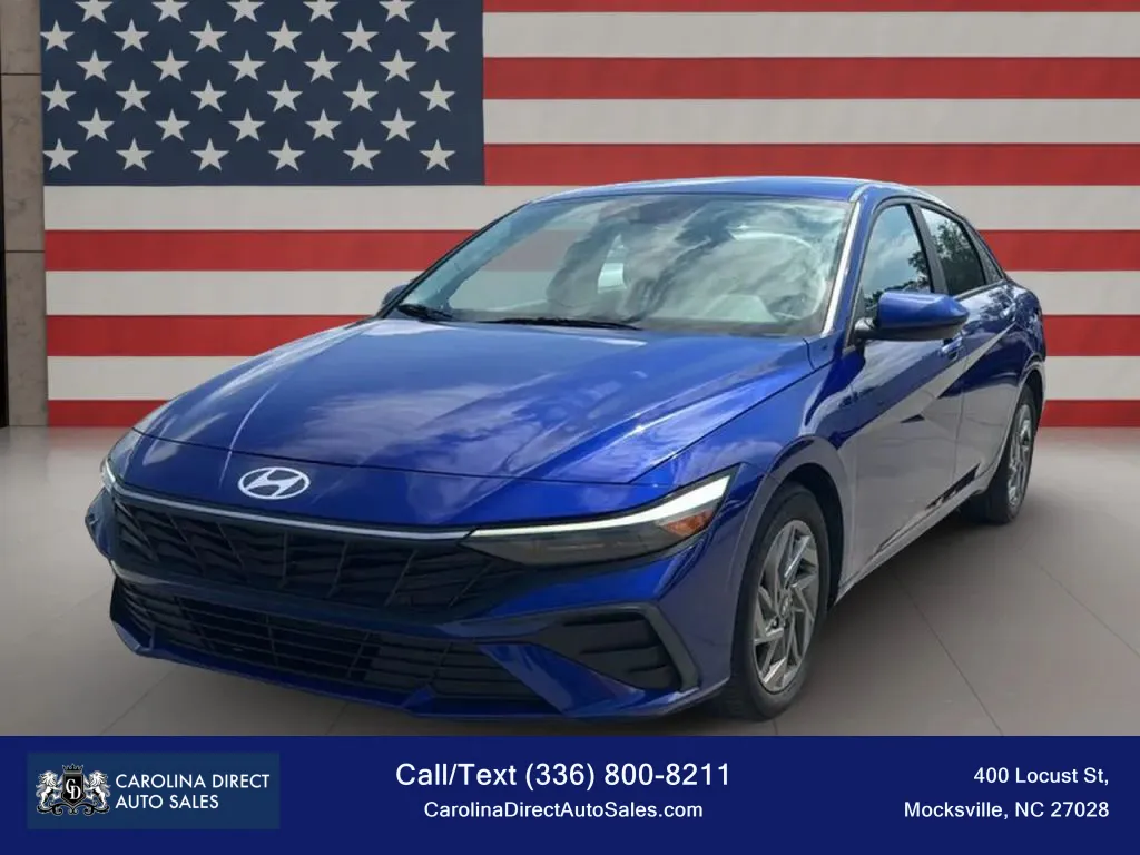 Blue 2024 Hyundai Elantra SEL Sedan 4D for sale in Mocksville, NC