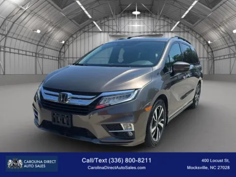 Gray 2018 Honda Odyssey Elite Minivan 4D for sale in Mocksville, NC