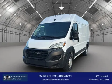White 2023 Ram ProMaster Cargo Van 1500 High Roof Van 3D for sale in Mocksville, NC
