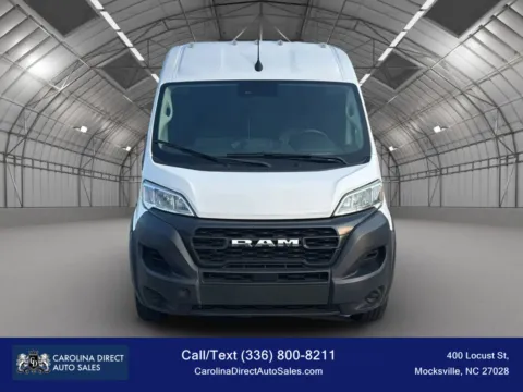Photos of 2023 Ram ProMaster Cargo Van 1500 High Roof Van 3D for sale in Mocksville, NC at Carolina Direct Auto Sales