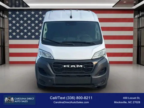 Photos of 2023 Ram ProMaster Cargo Van 1500 High Roof Van 3D for sale in Mocksville, NC at Carolina Direct Auto Sales