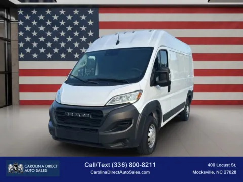 White 2023 Ram ProMaster Cargo Van 1500 High Roof Van 3D for sale in Mocksville, NC