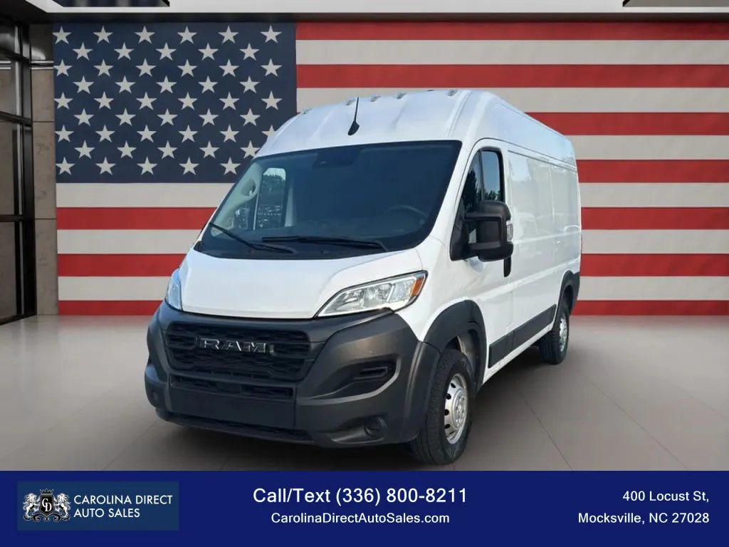 White 2023 Ram ProMaster Cargo Van 1500 High Roof Van 3D for sale in Mocksville, NC