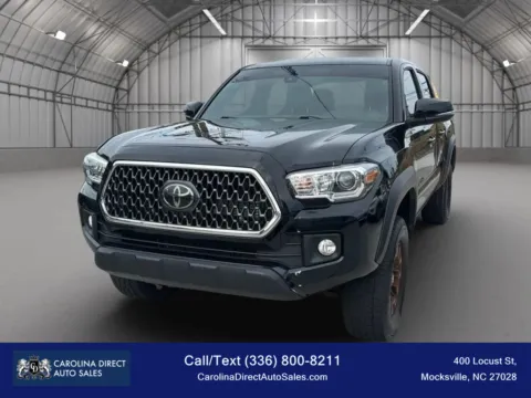 Black 2019 Toyota Tacoma Double Cab SR Pickup 4D 5 ft for sale in Mocksville, NC