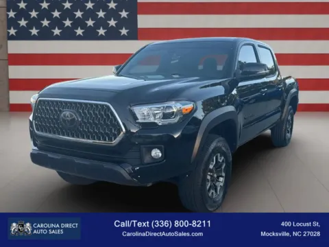 Black 2019 Toyota Tacoma Double Cab SR Pickup 4D 5 ft for sale in Mocksville, NC