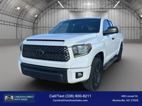 White 2019 Toyota Tundra Double Cab SR5 Pickup 4D 6 1/2 ft for sale in Mocksville, NC