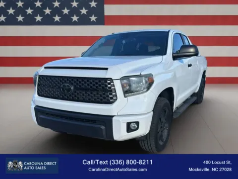 White 2019 Toyota Tundra Double Cab SR5 Pickup 4D 6 1/2 ft for sale in Mocksville, NC