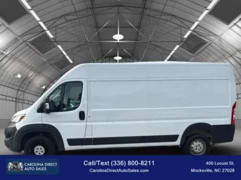 White 2023 Ram ProMaster Cargo Van 2500 High Roof Van 3D for sale in Mocksville, NC
