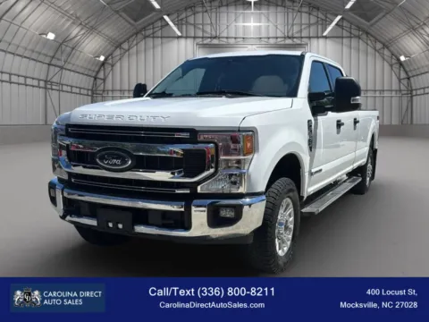 White 2021 Ford F350 Super Duty Crew Cab XLT Pickup 4D 8 ft for sale in Mocksville, NC