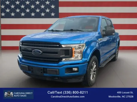Blue 2019 Ford F-150 SuperCrew Cab XLT Pickup 4D 5 1/2 ft for sale in Mocksville, NC