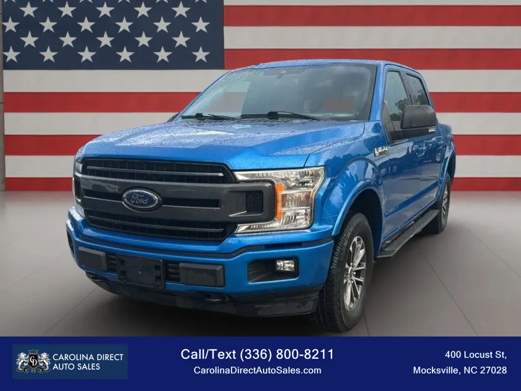Blue 2019 Ford F-150 SuperCrew Cab XLT Pickup 4D 5 1/2 ft for sale in Mocksville, NC
