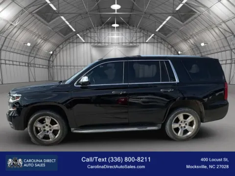 Black 2015 Chevrolet Tahoe LTZ Sport Utility 4D for sale in Mocksville, NC