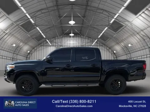 Black 2018 Toyota Tacoma Double Cab SR5 Pickup 4D 5 ft for sale in Mocksville, NC