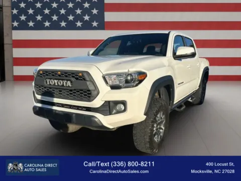 White 2017 Toyota Tacoma Double Cab TRD Off-Road Pickup 4D 5 ft for sale in Mocksville, NC