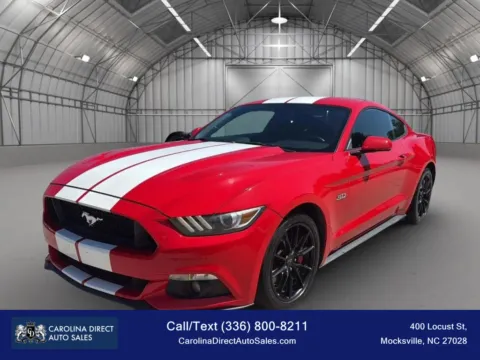 Red 2015 Ford Mustang GT Coupe 2D for sale in Mocksville, NC