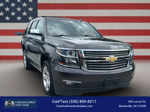 Another view of 2015 Chevrolet Tahoe LTZ Sport Utility 4D for sale in Mocksville, NC at Carolina Direct Auto Sales