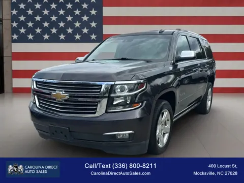 Gray 2015 Chevrolet Tahoe LTZ Sport Utility 4D for sale in Mocksville, NC