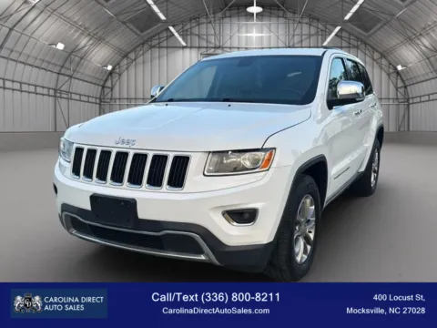 White 2015 JEEP GRAND CHEROKEE LIMITED 4DR for sale in Mocksville, NC