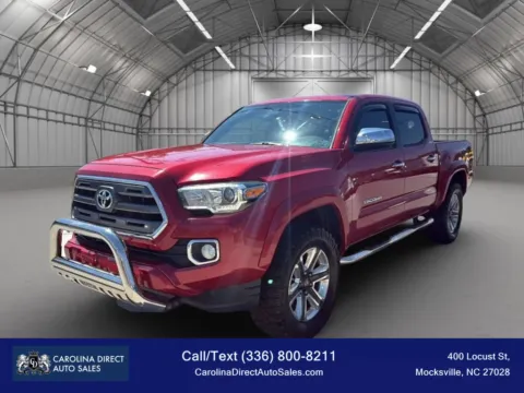 Red 2017 Toyota Tacoma Double Cab Limited Pickup 4D 5 ft for sale in Mocksville, NC