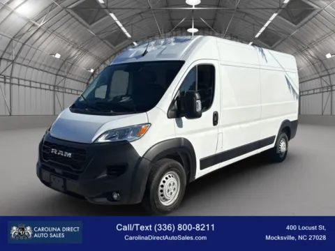 White 2025 Ram ProMaster Cargo Van 2500 Tradesman High Roof w/159' WB Van 3D for sale in Mocksville, NC