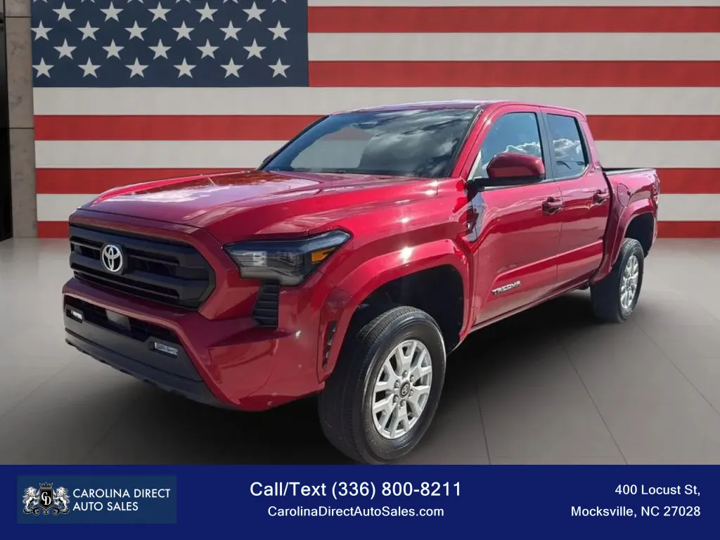 Red 2024 Toyota Tacoma Double Cab SR5 Pickup 4D 6 ft for sale in Mocksville, NC