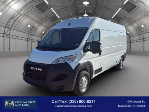 White 2023 Ram ProMaster Cargo Van 2500 High Roof w/159' WB Van 3D for sale in Mocksville, NC