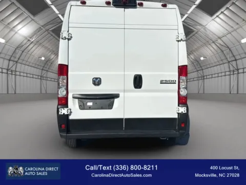 More photos of 2023 Ram ProMaster Cargo Van 2500 High Roof w/159' WB Van 3D at Carolina Direct Auto Sales, NC