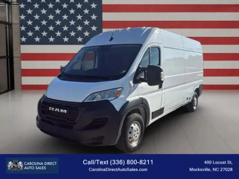 White 2023 Ram ProMaster Cargo Van 2500 High Roof w/159' WB Van 3D for sale in Mocksville, NC