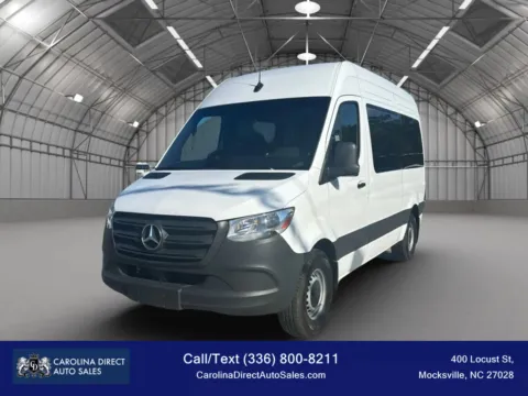 White 2025 Mercedes-Benz Sprinter 2500 Passenger 12-Passenger Standard Roof Van 3D for sale in Mocksville, NC