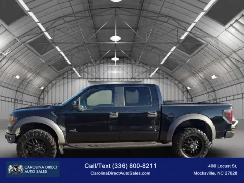 Another view of 2011 Ford F-150 SuperCrew Cab SVT Raptor Pickup 4D 5 1/2 ft for sale in Mocksville, NC at Carolina Direct Auto Sales