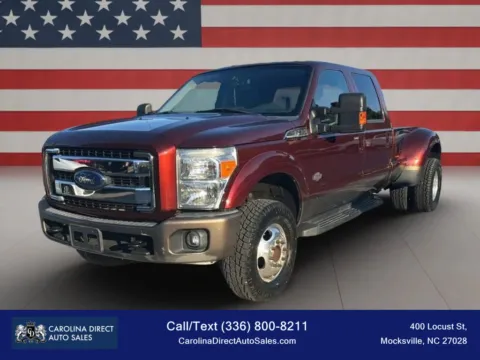 Red 2015 Ford F350 Super Duty Crew Cab King Ranch Pickup 4D 8 ft for sale in Mocksville, NC