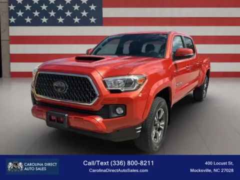 Orange 2018 Toyota Tacoma Double Cab TRD Sport Pickup 4D 6 ft for sale in Mocksville, NC