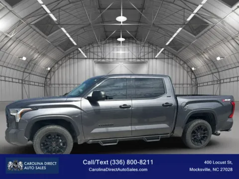 Gray 2023 Toyota Tundra CrewMax SR5 Pickup 4D 5 1/2 ft for sale in Mocksville, NC