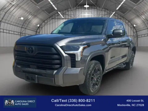 Gray 2023 Toyota Tundra CrewMax SR5 Pickup 4D 5 1/2 ft for sale in Mocksville, NC