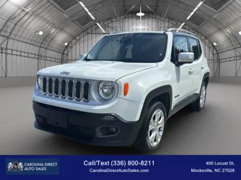 White 2017 JEEP RENEGADE LIMITED 4DR for sale in Mocksville, NC