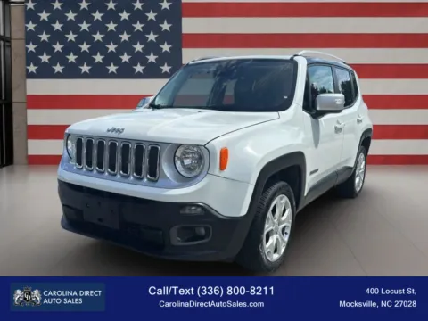 White 2017 JEEP RENEGADE LIMITED 4DR for sale in Mocksville, NC