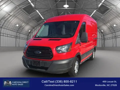 Red 2019 Ford Transit 250 Van Medium Roof w/Dual Sliding Side Doors w/RWB Van 4D for sale in Mocksville, NC