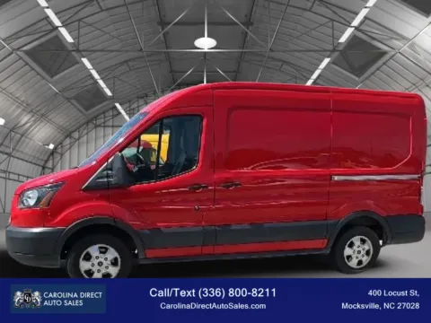 Red 2019 Ford Transit 250 Van Medium Roof w/Dual Sliding Side Doors w/RWB Van 4D for sale in Mocksville, NC