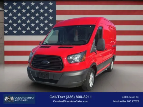 Red 2019 Ford Transit 250 Van Medium Roof w/Dual Sliding Side Doors w/RWB Van 4D for sale in Mocksville, NC