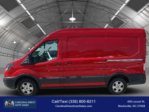 Red 2019 Ford Transit 250 Van Medium Roof w/Dual Sliding Side Doors w/RWB Van 4D for sale in Mocksville, NC
