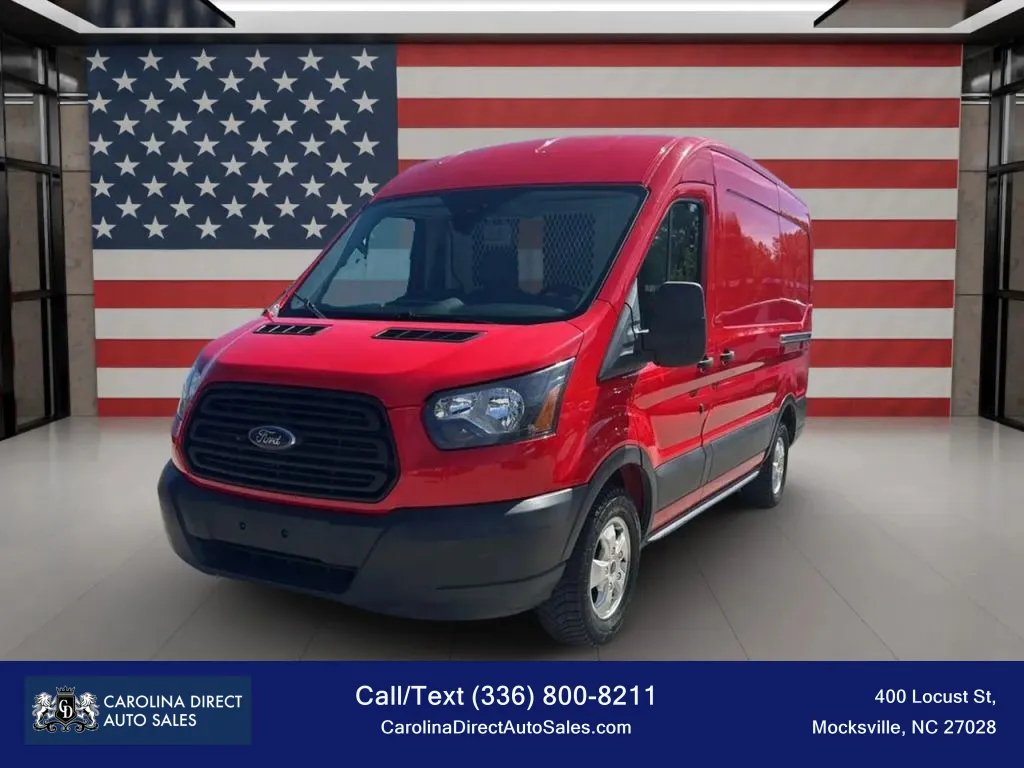 Red 2019 Ford Transit 250 Van Medium Roof w/Dual Sliding Side Doors w/RWB Van 4D for sale in Mocksville, NC