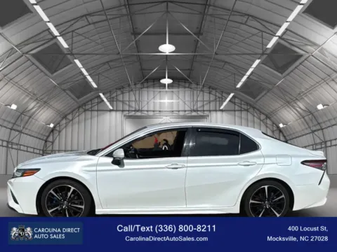 White 2018 Toyota Camry XSE Sedan 4D for sale in Mocksville, NC