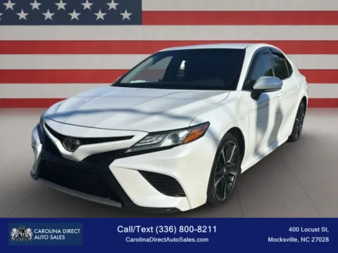 White 2018 Toyota Camry XSE Sedan 4D for sale in Mocksville, NC