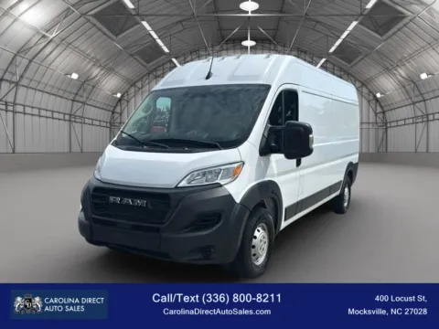 White 2023 Ram ProMaster Cargo Van 2500 High Roof w/159' WB Van 3D for sale in Mocksville, NC