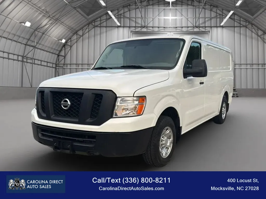 White 2021 Nissan NV1500 Cargo SV Van 3D for sale in Mocksville, NC