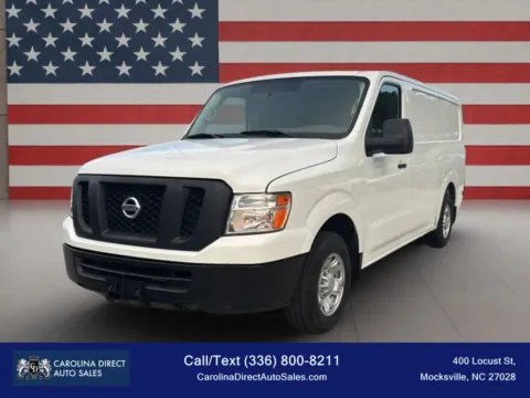 White 2021 Nissan NV1500 Cargo SV Van 3D for sale in Mocksville, NC