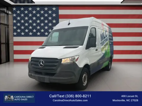 White 2019 Mercedes-Benz Sprinter 2500 Cargo High Roof w/144' WB Van 3D for sale in Mocksville, NC