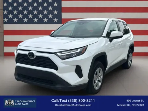 White 2023 Toyota RAV4 LE Sport Utility 4D for sale in Mocksville, NC