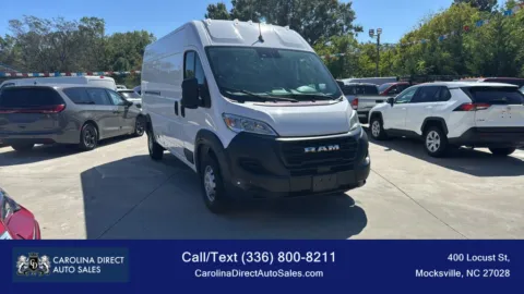 Another view of 2023 Ram ProMaster Cargo Van 2500 High Roof w/159' WB Van 3D for sale in Mocksville, NC at Carolina Direct Auto Sales